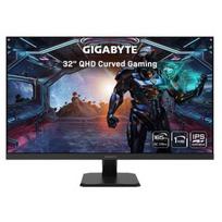 Gigabyte GS32Q EK1 monitorius, 31.5", QHD, 2560x1440, 165Hz, 1ms, 300cd/m², 2xHDMI, 1xDP, VESA 100x100, juodas, atnaujintas