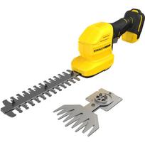 Stanley Shear Shrubber STCSS20B-XJ, 18V, 20cm krūmų peilis, 10cm žolės peilis, be akumuliatoriaus, ergonomiškas