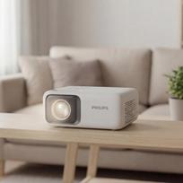 Philips NeoPix 106 NPX106/INT, LCD projektorius, HD Ready 1280x720, 100 ANSI liumenų, 500:1, 16:9, LED, Wi-Fi, HDMI, pilkas
