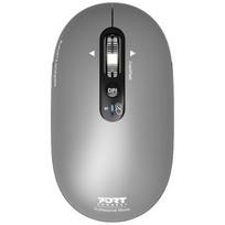 Port Connect PURE MAC 910009, belaidė optinė pelė, Bluetooth, 2.4 GHz, 1000/1600/2400/3200 DPI, 4 mygtukai, slinkimo ratukas