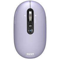 Port Connect PURE MAC 910502, belaidė Bluetooth optinė pelė, 1000/1600/2400/3200 DPI, 5 mygtukai, tylus spustelėjimas
