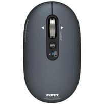 Port Connect PURE MAC 910501, belaidė optinė pelė, Bluetooth, 1000/1600/2400/3200 DPI, 5 mygtukai, pilka