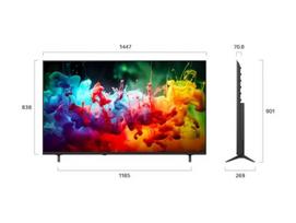 LG 65QNED70B3C.AEU televizorius, 65", 164cm, 4K UHD, Mini LED, webOS, Smart TV, HDR10, 3xHDMI, 1xUSB, Wi-Fi, Bluetooth, juodas