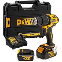 Dewalt DCD709M2-QW smūginis gręžtuvas-atsuktuvas, 18V, 4Ah, 2x4Ah, 65Nm, 2 greičiai, 13mm, LED, bešepetėlis