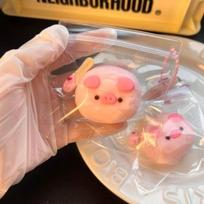 1 pcs Cute Pink Pig Squishy Toy Sticky Slow Rising Sensory Stress Relief Squeeze Toy for Autism Anxiety Fidget Toy rožinė