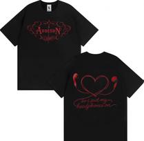 2026 Hot Addison Rae Double Sided Print T Shirt Men Women Trendy Music T-Shirts Hip Hop Acid Hip Hop Cozy Ees Shirts Fans Gift 4XL