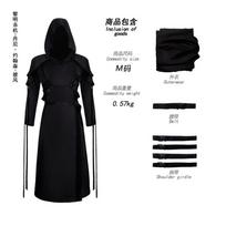 Dead By Daylight Hašeno veido personažo kostiumas Cosplay, pagamintas iš poliesterio ir spandekso, žaidimų gerbėjams ir cosplayeriams M black