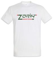 Zorin Industries I Mens T-Shirt James Company Logo Sign MI6 Bond A View To M