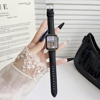 Compatible Leather Strap for Apple Watch S10 - Lychee Pattern, iWatch 9876, SE, Ultra For Apple 38/40/41/42mm Universal