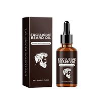 Vyriškas barzdos aliejus, veido plaukų maitinamasis ir atstatomasis plaukų glotninimo priežiūros aliejus 30 ml One Size