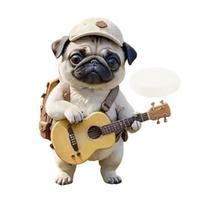 Car Air Freshener Acrylic Dog Vent Clip Decorative Car Scent Car Air Conditioner Clip Rust-Proof 1pc