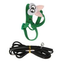 Bird Harness Leash 2.2yd Long Super Light Elastic Belt Rubber Handle Parrot Flying Harness with Leash for Parrot Bird 25.5cm