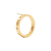 Maison Margiela Digital Logo Round Earrings Men Earrings Gold SM1VG0008S12967950 Gold,F