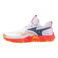 Mizuno Wave Momentum Elite Unisex White Fiery Coral Citrus V1GA251201 36