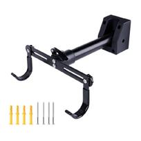 Regulable Hook Length Rusts Resistant Metal Bike Rack Wall Mounted Organizers for Compacts Vertical Storage 1