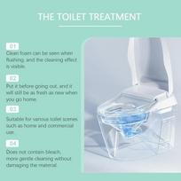 Toilet Tank Cleaning Tablets, Toilet Cleaner, Automatic Tank Drop In Tablet, Long Lasting Freshener, Cleans Deodorizes white