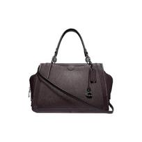 Coach Dreamer Leather Tote Bag With Metal Accents Women Handbags Burgundy 38550-GMOXB Basic Set (Bag+Dust Bag)