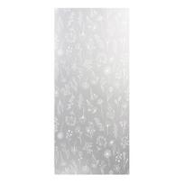 Frosted Window Privacy Film Heat UV Blocking Static Window Cling Anti-Glare Door Covering Decals for Bathroom Home Office A