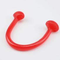 Silicone world Silicone Yoga Pull Rope Training Gym Strength Resistance Bands Pilates Sport Rubber Fitness Bands Workout rope raudona