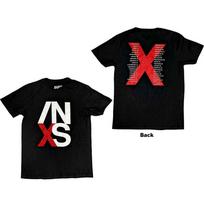 INXS Unisex T-Shirt: US Tour (Back Print) (Medium) 2XL