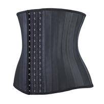 Plieniniais lankeliais ir latekso kūno formavimo korsetas pilvo kontrolei XS gray