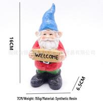 Christmas Resin Gnome Elf Ornaments for Garden Decoration