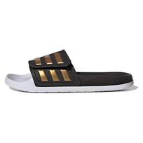 German Football Association x adidas Adilette TND Slide Black Gold Metallic Men Sneakers Core-Black Tactile-Gold-Metallic Cloud-White GX9706 43