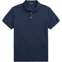 Polo Ralph Lauren Small Pony Embroidered Casual Slim Fit Short Sleeve Polo Shirt Men tops Blue MNPOKNI1N821152-400 XS