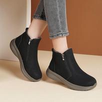 Non-slip thick-soled warm winter boots 2025 winter new cold-proof cotton shoes, piled and thickened Northeast cotton boots, snow boots for women 35