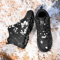 Men Winter Snow Boots Waterproof Leather Sneakers Super Warm Men's Boots Outdoor Male Hiking Boots Work Shoes Size 39-47 39