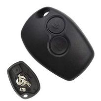 2/3 mygtuko fimozės pakeitimo automobilio rakto dangtelis dėklas Fob Renault Dacia Modus Clio black