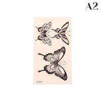 Atsparūs vandeniui laikini tatuiruočių lipdukai Drugelis Rožė Kawaii Perkeliami Flash Tatuiruotės Moterims Kaklas Rankos Kūno Menas Netikros Tatuiruotės Vyrams
