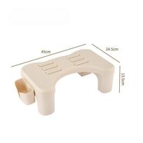Office Step Stool Creative Anti-Leg Toilet Stool Foot Pedal Home Toilet Toilet Stool Stool beige