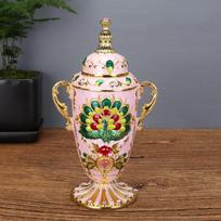 European toothpick box, living room fashion coffee table, automatic hand press toothpick holder, creative fashion retro ornament, toothpick jar