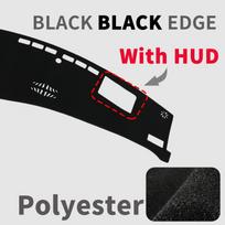 Car Dashboard Cover Pad for Hyundai Santa Fe MX5 2025 2025 2026 Dashmat Dash Mat Anti-Slip Sunshade Protective Carpet For Right Hand Drive black