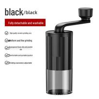 Mini Manual Hand Crank Coffee Grinder - Portable, Adjustable Coarseness, for Home & Outdoor Use gray