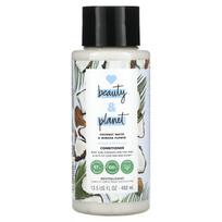 Love Beauty and Planet, Apimties ir gausos kondicionierius, Kokosų vanduo ir mimozų žiedai, 13,5 fl oz (400 ml)