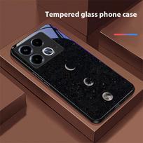 Astronautas Planeta Dėl Infinix Note 40 4G 30i 12 G96 Smart 8 Hot 9 Play 10 11S 12 20i 50 Pro Plus 5G Grūdinto Stiklo Telefono Dėklas Infinix Hot 9