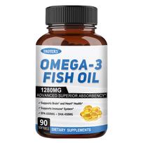 Omega 3 fish oil supplement with EPA (eicosapentaenoic acid) 650mg 90 capsules 120 Capsules