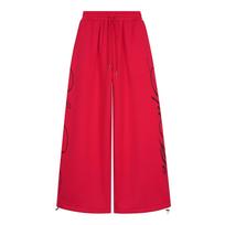 Women's Trendy Rhinestone Jazz Dance Wide-Leg Sweatpants Extra Large