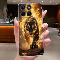Casing For Motorola Edge 70 Fusion Luxury Dragon Cute Cool Boys Girls Soft silicone Phone Case Back Cover Transparent TPU Shell Motorola Edge 70 Fusion