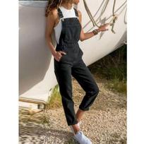 Women's Denim Overalls Loose Suspender Jeans Clothes Sale L