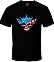 Cody Rhodes American Nightmare Skull Wrestling Fan T Shirt Small Unisex S įvairiaspalvis