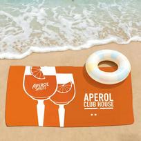 Fashion print A-Aperols Spritz Towel Drying Bath Towel Applicable To Light Swimming Camping Yoga Beach Out STJ40x70CM