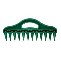 Seeds Spreader Seed-in Gardening Dibbler Manual 12-Hole Soil Digger Portable Seeds Spacer Soil Puncher for Planting Seeds Soil Loosening KTY