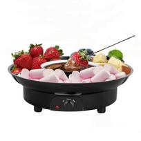 Electric Hot Chocolate & Cheese Fondue DIY Set with Qiaolezi Crispy Cheese Melting Pot EU Standard balta