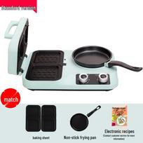 4-in-1 Multifunctional Breakfast Sandwich Maker & Toaster EU Standard black