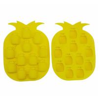 Silicone Ice Mold 12 Even Pineapple Shape DIY Baking Mould Tool for Jelly Pudding Chocolate Cake random #1
