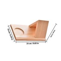 Shelf for Books Triangle Book Holder Wooden Multipurpose Book Rest