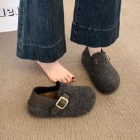 New Fleece Snow Boots, One-foot Cotton Shoes and Women's Shoes 35